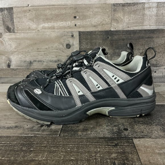 Dr. Comfort Performance Mens 11 W Black & Gray Athletic Shoes 7610 - Picture 3 of 12